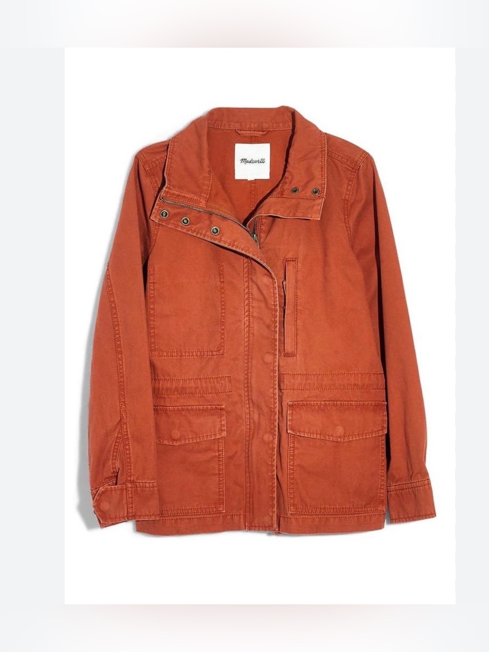 Madewell Utility Jacket Rust Color Size XS – Excellent Quality